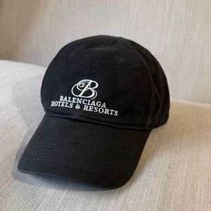 Balenciaga Black Logo Cap